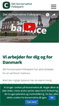 Mobile Screenshot of konservative.dk
